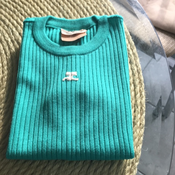Vintage Courreges Green Sweater 